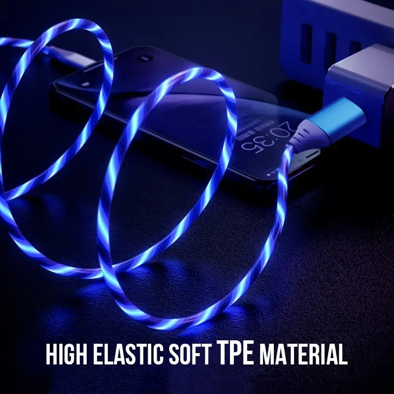 LED USB Type-C Charging and Data Cable