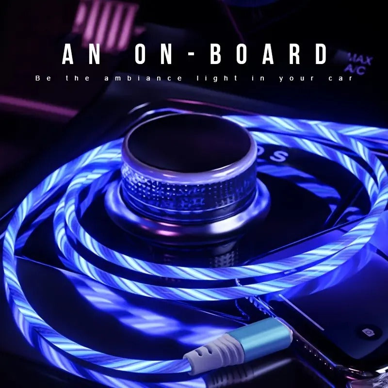 LED USB Type-C Charging and Data Cable