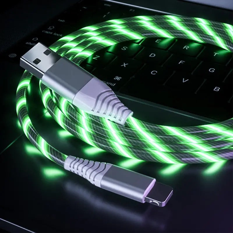 LED USB Type-C Charging and Data Cable