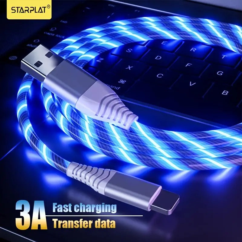LED USB Type-C Charging and Data Cable